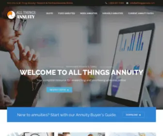 Allthingsannuity.com(Annuity Calculator) Screenshot
