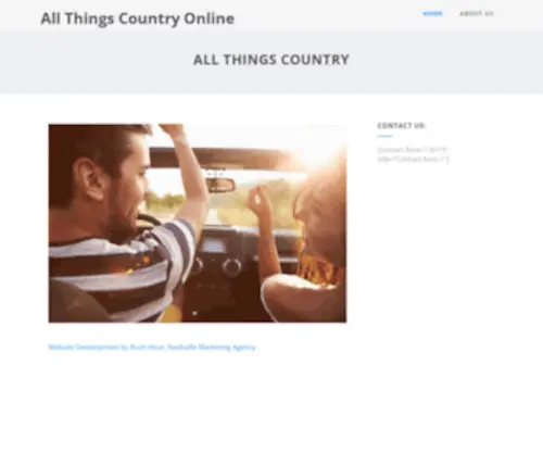 Allthingscountryonline.com(All Things Country) Screenshot