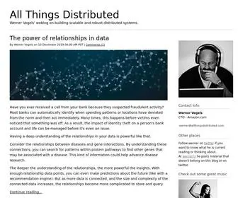 Allthingsdistributed.com(All Things Distributed) Screenshot