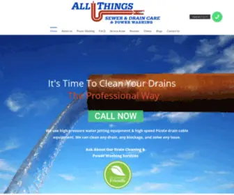 Allthingsdrain.com(Superior Sewer and Drain Services) Screenshot