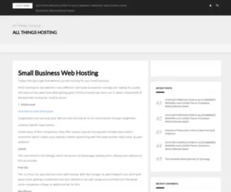 Allthingshostings.com(All Things Hosting) Screenshot
