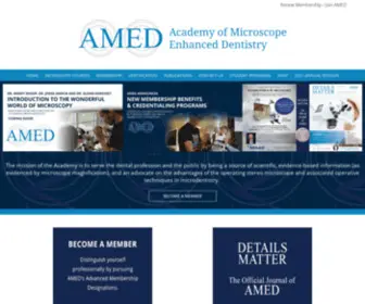 Allthingsinendo.com(The Academy of Microscope Enhanced Dentistry) Screenshot