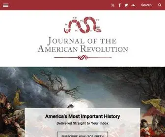 Allthingsliberty.com(Journal of the American Revolution) Screenshot