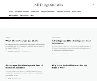 Allthingsstatistics.com(All Things Statistics) Screenshot