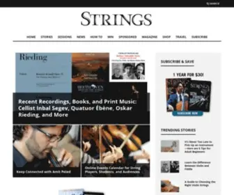 Allthingsstrings.com(Strings Magazine) Screenshot