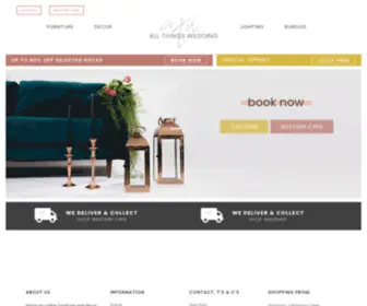 Allthingsweddingsa.com(Affordable luxury) Screenshot