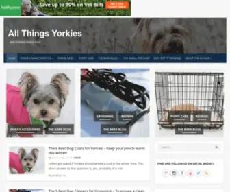 Allthingsyorkies.com(All Things Yorkies) Screenshot