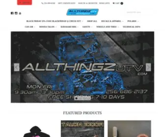 Allthingzutv.com(UTV & Side By Side Parts & Accessories from) Screenshot