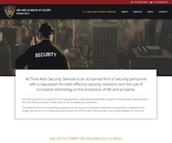 Alltimealertsecurityservices.com(We Are Always At Alert) Screenshot