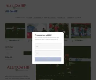 Alltomhif.se(Allt Om HIF) Screenshot