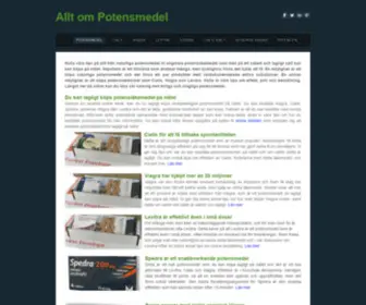 Alltompotensmedel.com(Alltompotensmedel) Screenshot