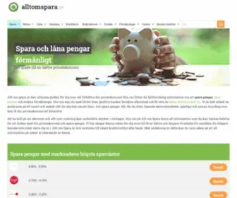 Alltomspara.se(Spara och låna pengar) Screenshot