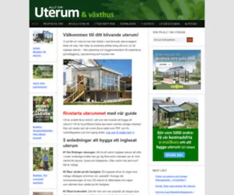 Alltomuterum.com(Allt om inglasat uterum) Screenshot
