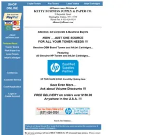 Alltoners.com(Your Best Source for all copier toners) Screenshot
