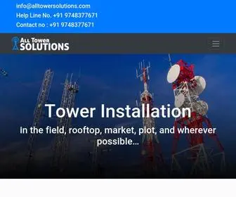 Alltowersolutions.com(We help businesses establish their digital presence by building modern) Screenshot