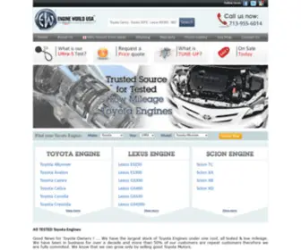 Alltoyotaengines.com(Toyota Engines) Screenshot