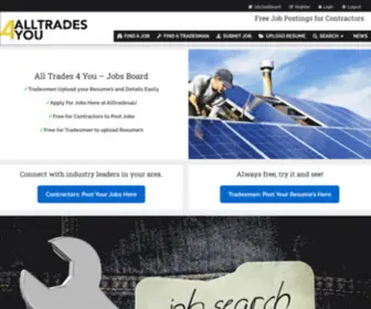 Alltrades4You.com(Contractors and Tradesmen) Screenshot