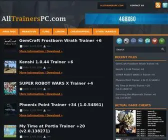 Alltrainerspc.com(Download Trainers & Cheats for PC games) Screenshot