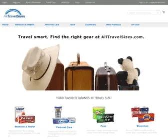 Alltravelsizes.com(All Travel Sizes) Screenshot