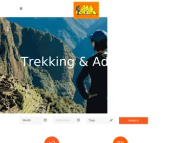 Alltrekcusco.com(INCA TRAIL SPECIALISTS) Screenshot