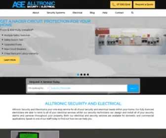 Alltronicsecurity.com.au(Alltronic Security & Electrical) Screenshot