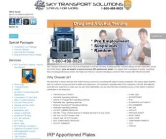 Alltruckingpermits.com(On line services for) Screenshot