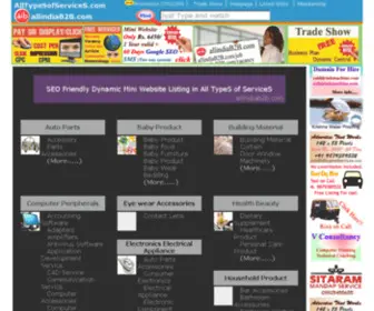 Alltypesofservices.com(SEO Friendly Dynamic Mini Website Listing in All TypeS of ServiceS search engine B2B directory travel guide Free AllTypeS of ServiceS.com yellow pages directory) Screenshot