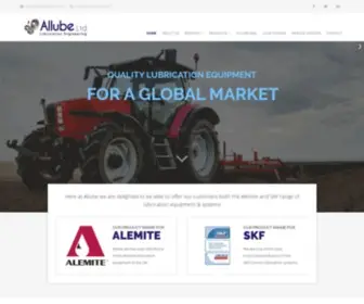 Allube.co.uk(Lubrication Equipment) Screenshot