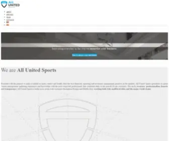 Allunitedsports.com(All United Sports) Screenshot