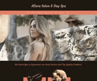 Allurasalon.com(Allura Salon & Day Spa) Screenshot