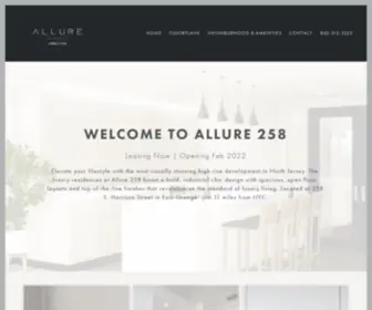 Allure258.com(Allure 258) Screenshot