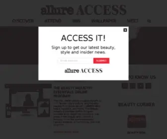 Allureaccess.com(allureaccess) Screenshot