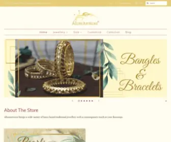 Allureartworx.com(Allureartworx-Online Jewelry store) Screenshot