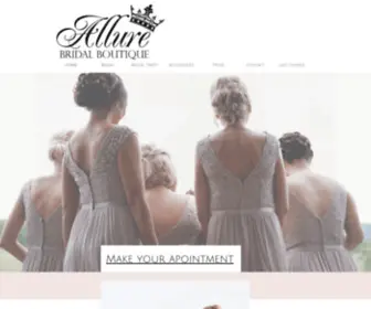 Allurebridalonline.com(Allure Bridal Boutique) Screenshot
