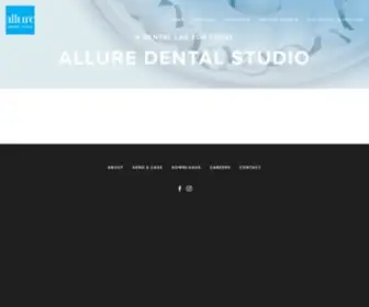 Alluredentalstudio.com(Allure Dental Studio) Screenshot