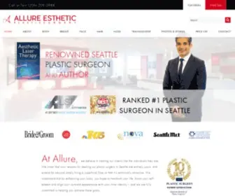 Allureesthetic.com(Plastic Surgery Seattle) Screenshot