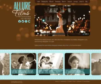 Allurefilms.com(Philadelphia Wedding Videographer) Screenshot