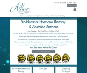 Allurehealthmed.com(Allure Health & Med Spa) Screenshot