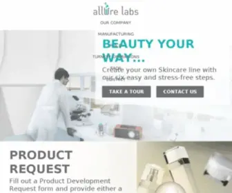 Allurelabs.com(Allure Labs) Screenshot