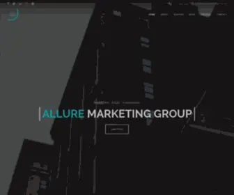 Alluremarketinggroup.net(The official site for Allure Marketing in New York City) Screenshot