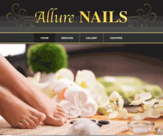 Allurenailsgarland.com(Allure Nail Spa) Screenshot