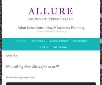 Alluresalonsuiteconsulting.com(Allure Salon Suite Consulting) Screenshot