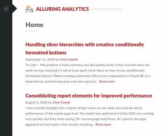 Alluringbi.com(A Power BI Creator Blog) Screenshot