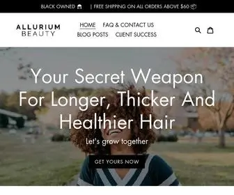 Alluriumbeauty.com(Allurium Beauty) Screenshot