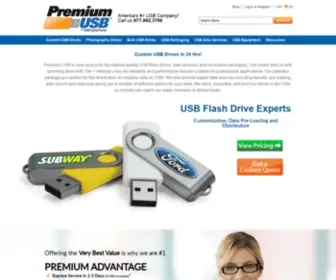 Allusb.com(Custom USB Drives) Screenshot