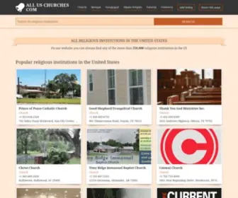 Alluschurches.com(All USA Churches) Screenshot