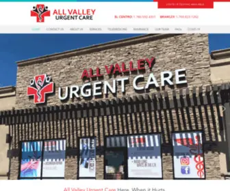 Allvalleycares.com(Urgent Care) Screenshot