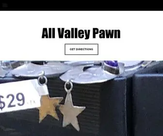 Allvalleypawnshop.com(All Valley Pawn Shop SFV Jewelry & Loan) Screenshot