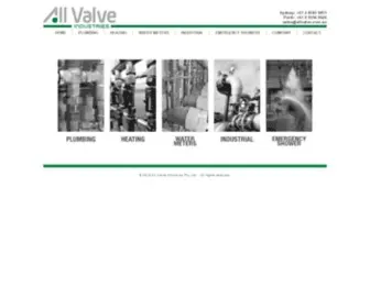 Allvalve.com.au(All Valve Industries) Screenshot