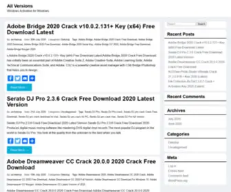 Allversion.net(All Versions) Screenshot